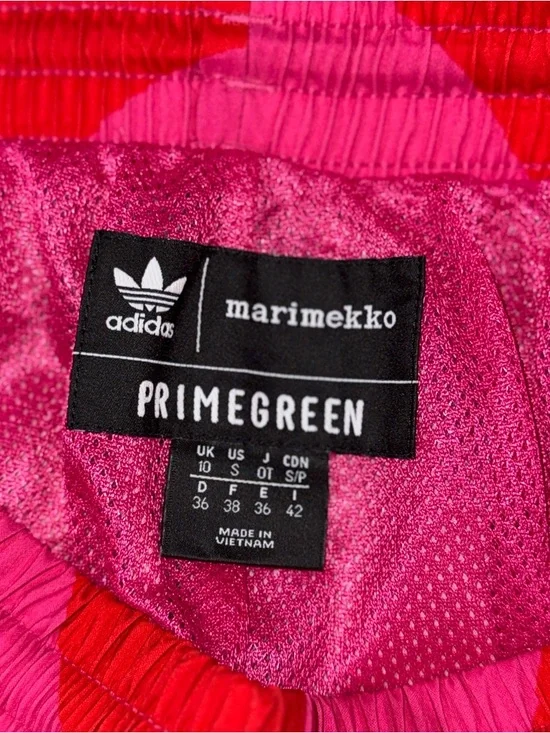 Adidas X Marimekko Pants Women's Primegreen Laine Wave Track Pants Vivid Size S - Picture 4 of 10